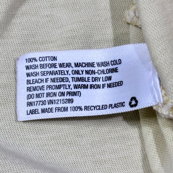 Goodfellow & Co Vintage Yellow Short Sleeve Pocket Tee - Picture 7 of 11